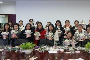 2019年三八婦女節插花